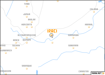 map of Iraci