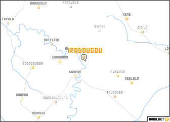 map of Iradougou