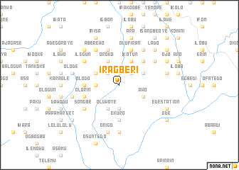 map of Iragberi