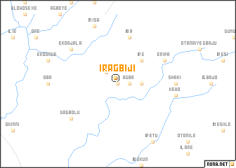 map of Iragbiji