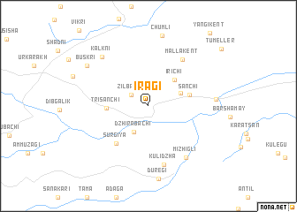 map of Iragi