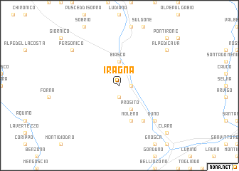 map of Iragna