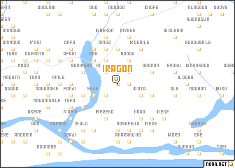 map of Iragon