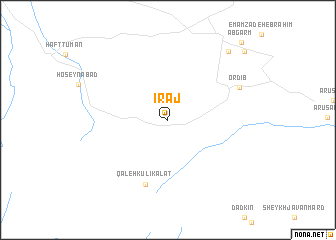 map of Īrāj