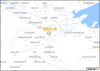 map of Iráklia