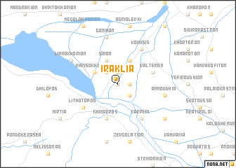 map of Iráklia