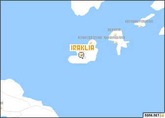 map of Iráklia