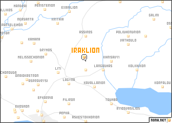 map of Iráklion