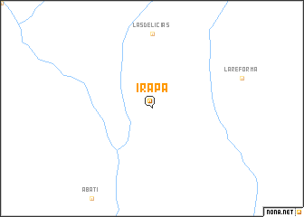 map of Irapa