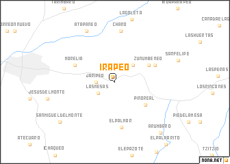 map of Irapeo