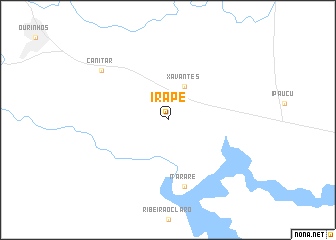 map of Irapé