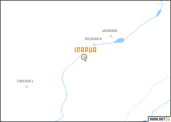 map of Irapuá