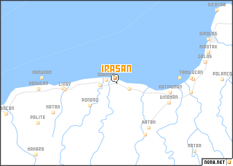 map of Irasan