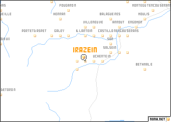 map of Irazein