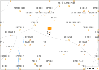 map of Ira