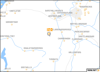 map of Ira