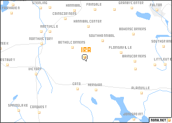 map of Ira