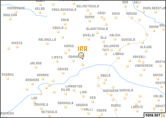 map of Ira