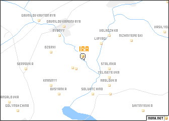 map of Ira