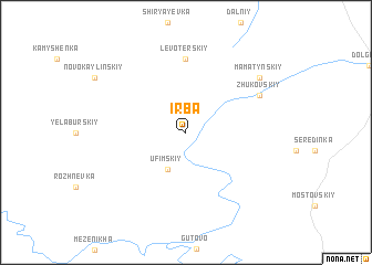 map of Irba