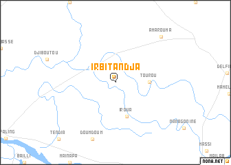 map of Irbi-Tandja