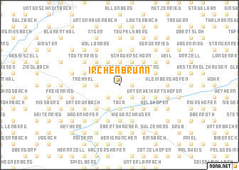 map of Irchenbrunn