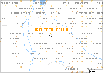 map of Irchene Oufella