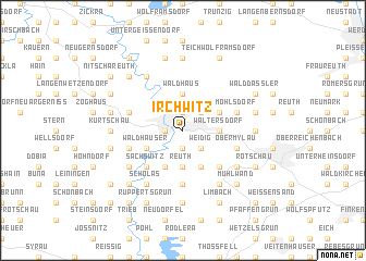 map of Irchwitz