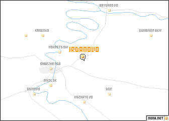 map of Irdanovo