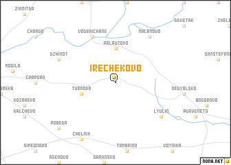 map of Irechekovo