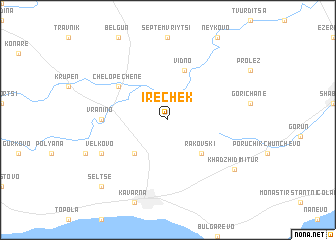 map of Irechek