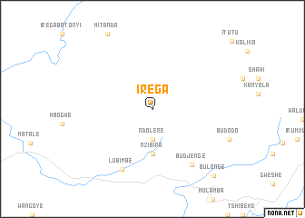 map of Irega