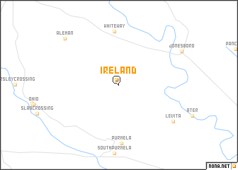 map of Ireland