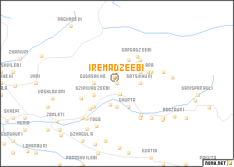 map of Iremadzeebi