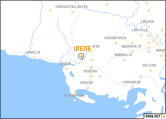 map of Irene