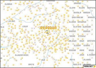 map of Irepodun