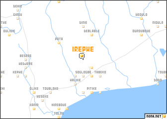 map of Irépwé