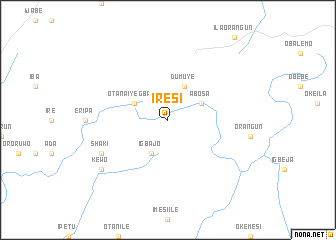 map of Iresi