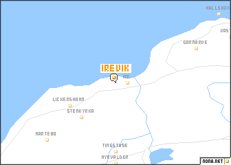 map of Irevik