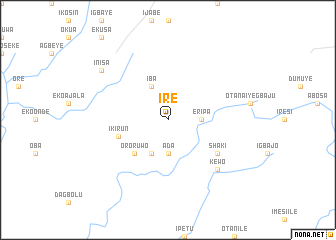 map of Ire
