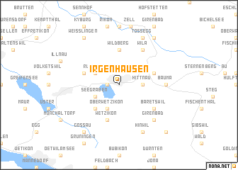 map of Irgenhausen