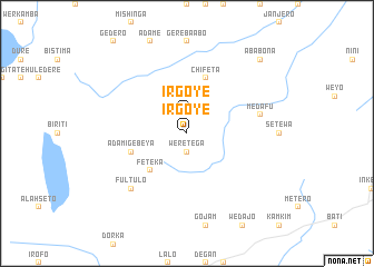 map of Irgoyē