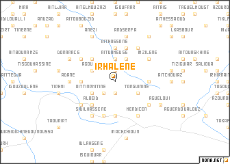 map of Irhalene