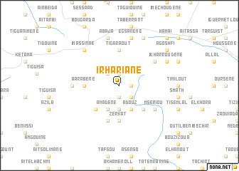 map of Irhariane