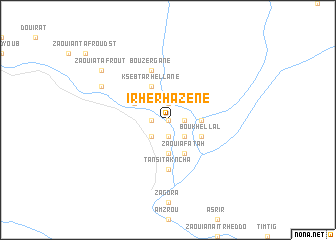 map of Irherhazene