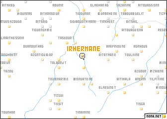 map of Irhermane