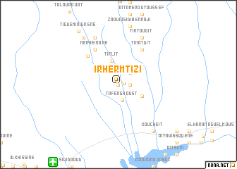 map of Irherm Tizi