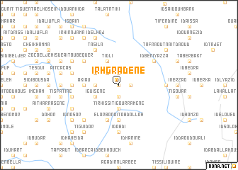 map of Irhgradene