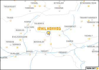 map of Irhil Hammad