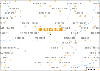 map of Irhilt Keroun